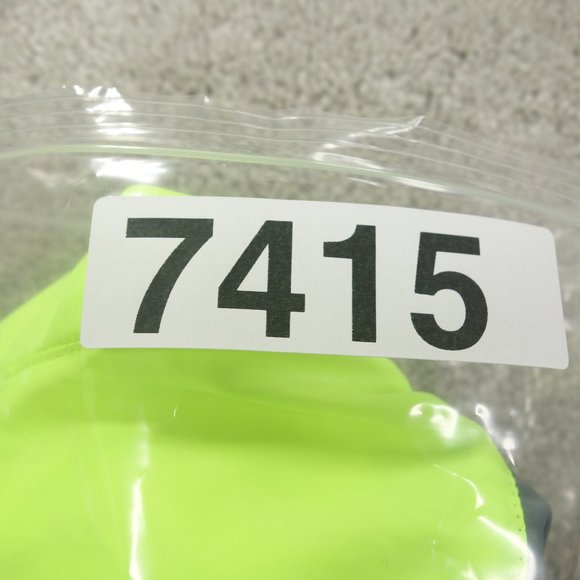 American Eagle Jacket Men's Medium Green Gray Windbreaker Hooded Full Zip - Picture 9 of 9